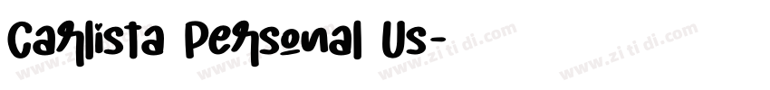 Carlista Personal Us字体转换